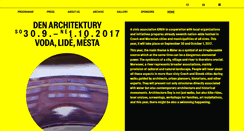 Desktop Screenshot of denarchitektury.cz
